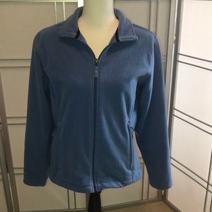 Lands End Blue Polar Fleece Jacket